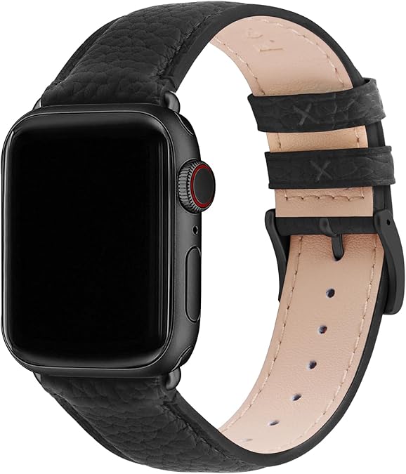 Fullmosa Leather Bands Compatible Apple Watch Band 38mm 40mm 41mm 42mm 44mm 45mm 49mm, Dressy Chic iWatch Strap with Case for iWatch Series 9 8 7 6 5 4 3 2 1 SE Ultra 2 1 for Women
