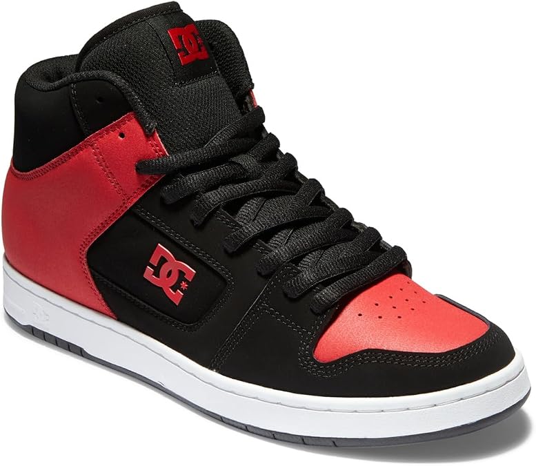 DC Shoes Manteca 4 HI Mens Casual Trainers in Black Red - 10 US