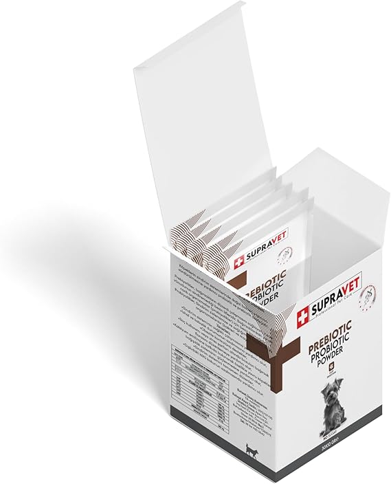 Supravet Powder Probiotic + Prebiotic Dog Immune System Booster 30PCS X 1.5G.