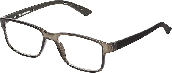 SAV Men's Flex 3 Flex 3 E5042 Reading Glasses - Flexible, AR Coated, Lightweight Readers for Men