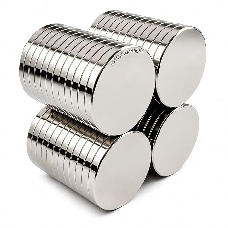 N50 Neodymium Thin Disc Magnets 10mm x 1mm (3/8 x 1/32 inch) 50 Pack