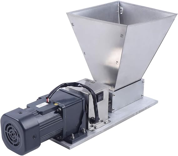 Electric Grain Mill Grinder, 220V 60W Dry Spice Grinder with 4 X Hoppers, 4L Stainless Grain Grinders, Commercial Flour Machine, Powder Machine