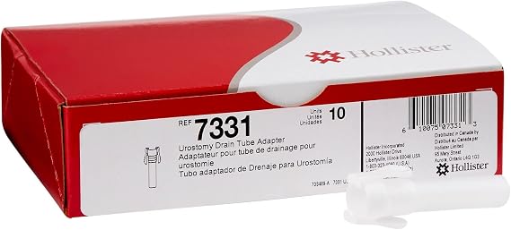 Hollister Urostomy Drain Tube Adapter 7331, 10 Ct