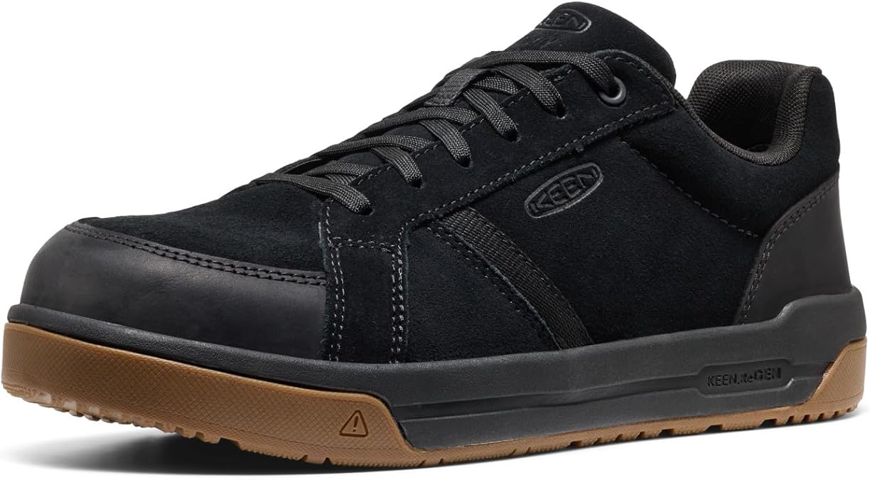 KEEN Utility Men's Kenton+ Low Height Composite Toe ESD Breathable Work Sneakers