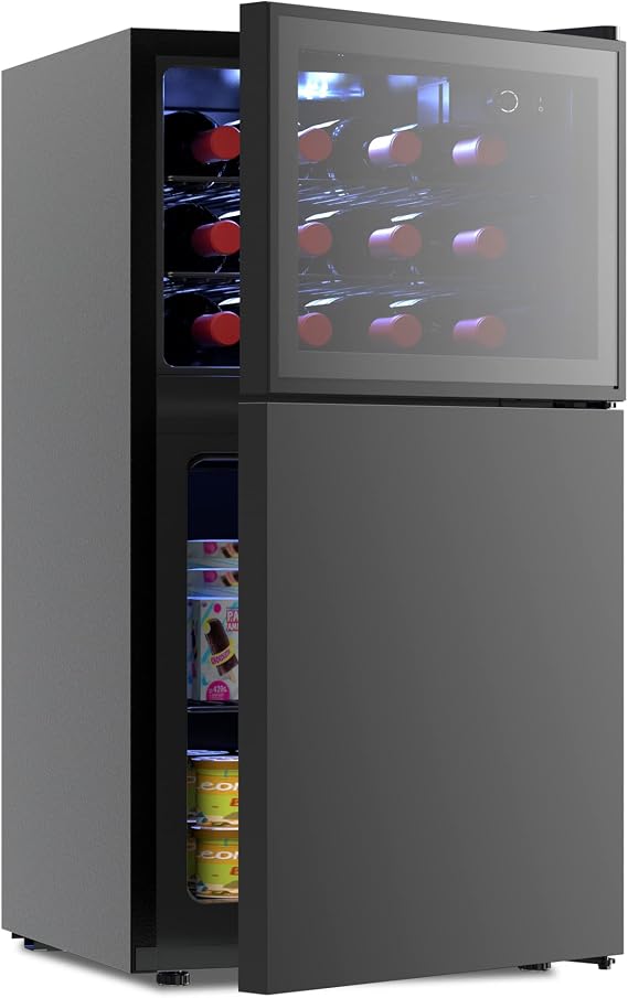ADT Beverage cooler and freezer 2.6 cuft free standing