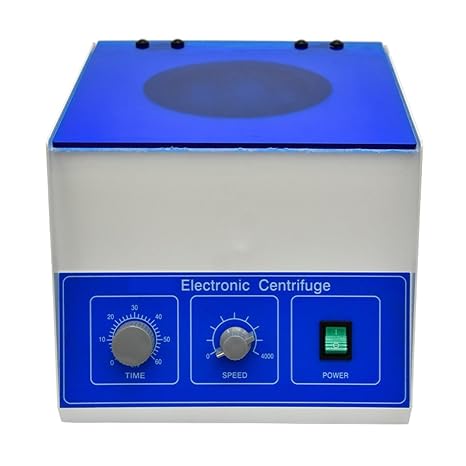 Lab Centrifuge Machine, Laboratory Centrifuge 50ml × 6 Tubes 4000rpm Electric PRP Centrifuge Centrifugal 2770xg Centrifugal Force
