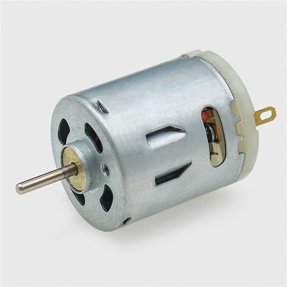 PYouo-DC Motor Hair Dryer Motor Engine, DC 12V-24V 17V 18V, High Speed 365 Motor, RS-365S Strong Magnetic Carbon Brush DC Motor