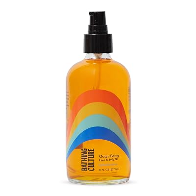 Bathing Culture, Organic Outer Being Body Oil, Organic Body Oil for Women and Men, After Shower Moisturizer, Natural, Biodegradable, Vegan Personal Care, Cathedral Grove Scent, 8 oz