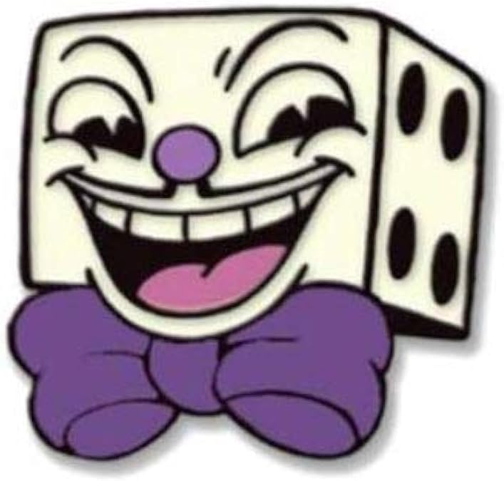OFFICIAL Cuphead King Dice Enamel Collector Pin | Perfect Collectors Pin for Video Game and Cuphead Fans
