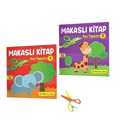 Cut and Paste - Scissor Book Set (Scissors Gift)