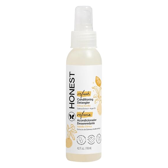 The Honest Company Hair Detangler, Citrus Vanilla Refresh, 4 fl oz