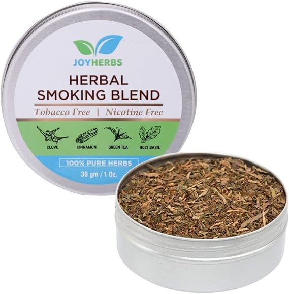 Herbal Smoking Blend Nicotine Free Smoke Blend Herbal Smoking Mixture Smokable Herbs with 100% Natural Herbal Smoking Blend (Makes 40 Rolls) Herbal Smoking Mix 1 Pack 30gm (1 oz/ 30g)