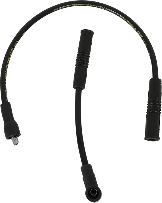 ACCEL 172086K Custom Wire Set - 8.8mm - Spiral Core - Black