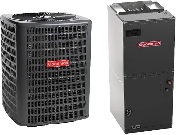 Goodman 2.5 Ton 14 SEER Heat Pump GLZS4BA3010, Multi-Positional Air Handler AMST30BU1300 ...