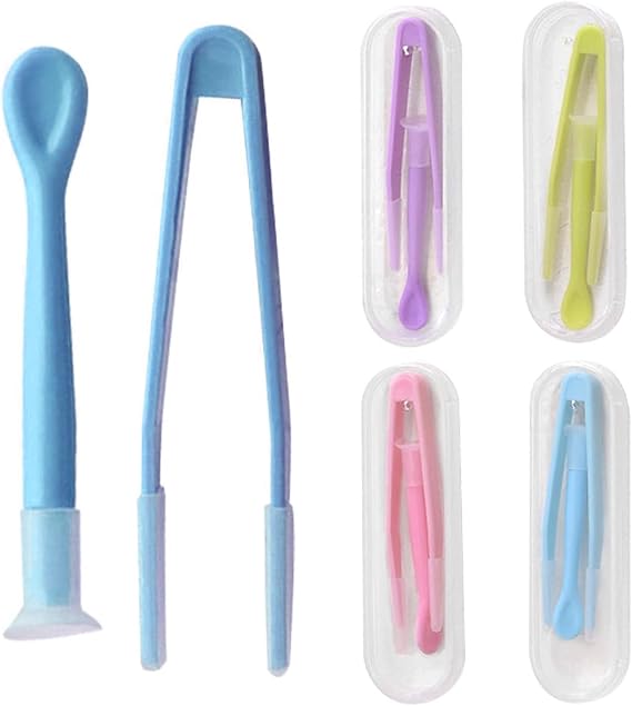 4 Contact Lens Applicator Remover Tool with Storage Cases