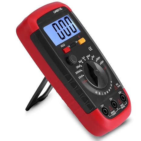 Capacitor Tester, Portable Capacimeter, LCD Handheld Capacitance Meter, for Measuring for Test
