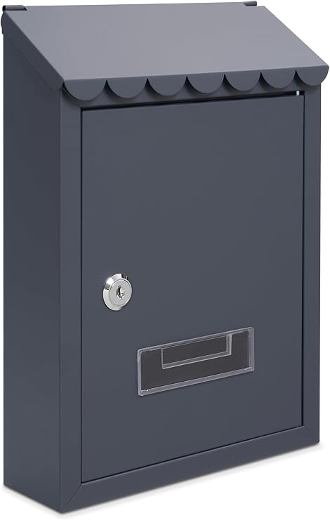 Assorted Collections Wall Mounted Post Box with 2 Keys