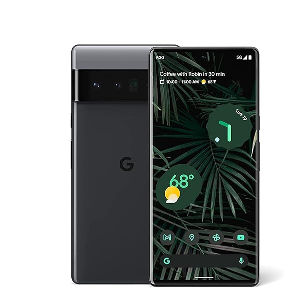 Google Pixel 6 Pro 5G 512GB G8VOU Factory Unlocked - Stormy Black