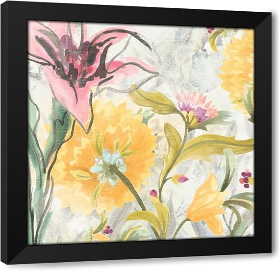 ArtDirect Garden al Fresco II Custom Framed Art Print Giclee Print or Canvas Options with Various Sizes and Customization by Vess, June Erica