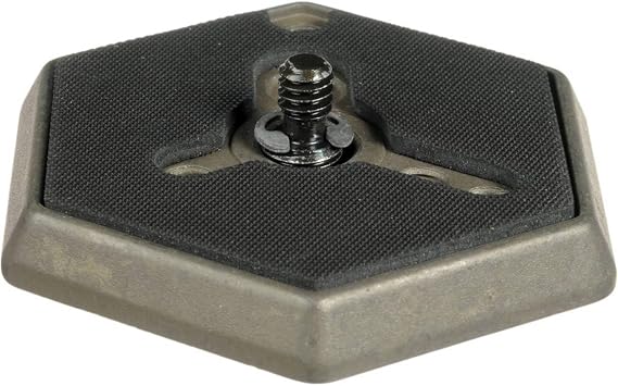 Manfrotto 030- 14 Replacement Hexagonal Quick Release Plate with 1/4- 20 Thread