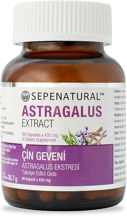 Sepe Natural Astragalus Root Extract 90 Capsules Chinese Geveni Extract