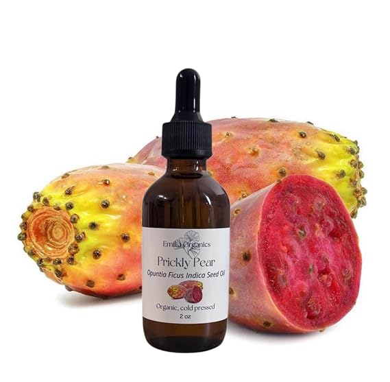 Prickly Pear Seed Oil, Organic, Cold Pressed, Unrefined, Natural 2 Fl Oz.