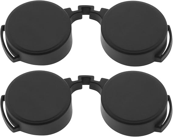 2Pcs 41-42mm Rubber Eyepiece Cover Binocular Rain Guard Protection Cover Ocular Lens Cover Lens Accessories Compatible with 8x42 10x42 12x42 Binoculars Black