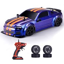Remote Control Drift Car 114 Scale RC Drift Car 4x4 Race RC Car High Speed 30KMH RC Drifting Car for Boys Kids Gift Vehicle with LED Lights Drift Tires and Racing Tires