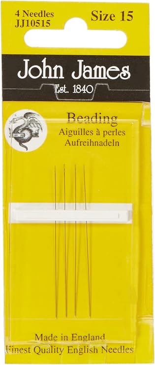Darice Beading Hand Needles-Size 15 4/Pkg