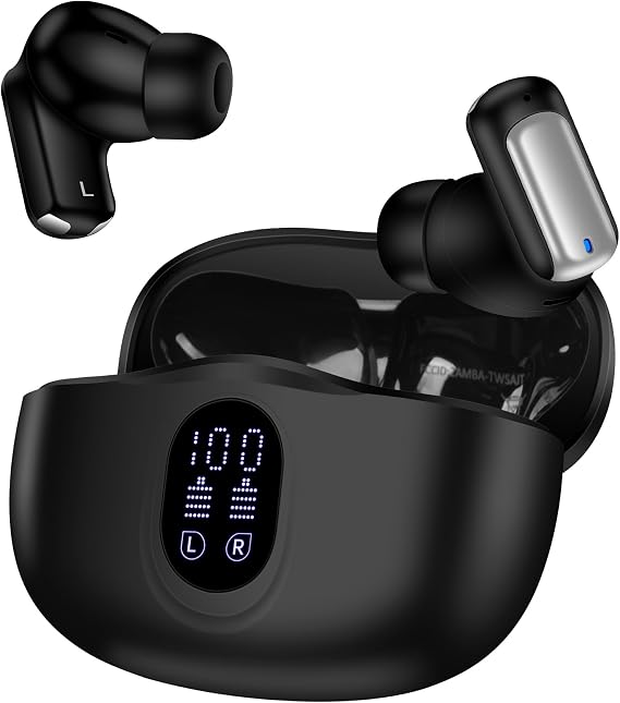 Android Wireless Earbuds for Samsung Galaxy S26 S25 Ultra S24 S23 S22 A17 | Noise Cancelling Ear Buds HiFi Stereo Bluetooth Headphone Sport Wireless Earphones Audifonos Inalambricos for iPhone &Samsung