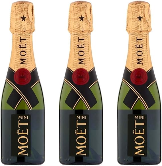 MOET & CHANDON MINI BOTTLES 20CL x 3