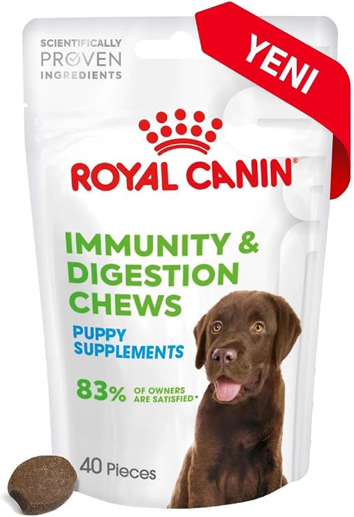 Royal Canin Immunity & Digestion Chews Yavru Köpekler İçin Bağışıklık ve Sindirim Sistemini Destekleyen Tamamlayıcı Ödül Maması 100g