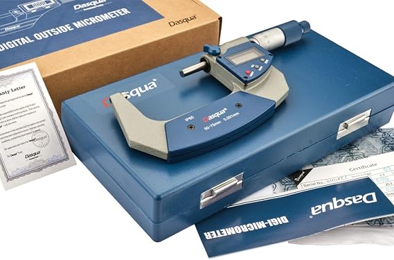 Dasqua 50-75mm/2-3" IP65 Oil/Waterproof Digital Outside Micrometer