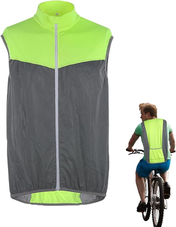 Reflective Vest, Reflective Safety Vest, Breathable Traffic Vest, Reflective Safety Work Vest for Men and Women, Construction Vest with Reflective Stripes