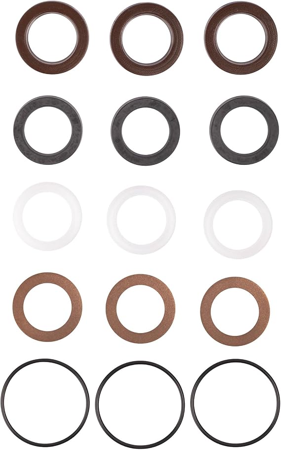Kit 170 General Pump Compatible OEM Replacement Seal Packing Kit 20mm for General Pump (See Description for Models), Made in Italy, Exceeds OEM Standards