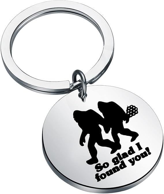 FOTAP Sasquatch Keychain - Yeti Gift Keychain for Sasquatch Lovers