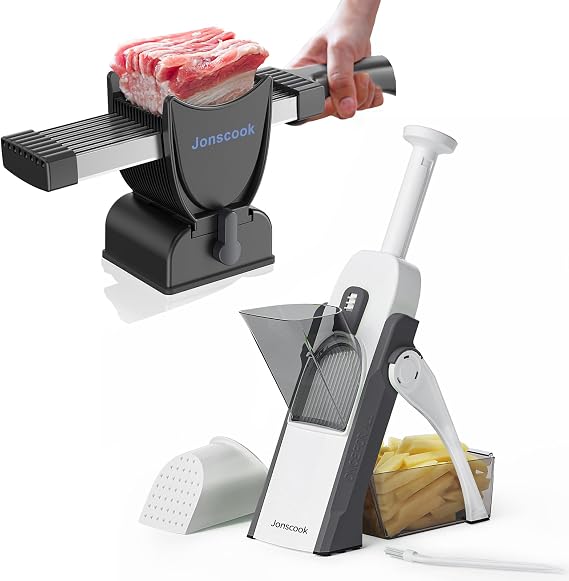 Fresh Meat Slicer Black + Mandolines Slicer Gray