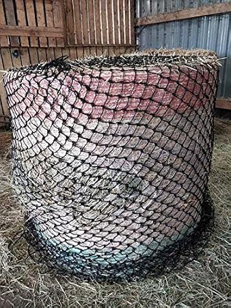 Round Bale Hay Net Haylage Slow Feeder Small Holes And 6 Feet Bales