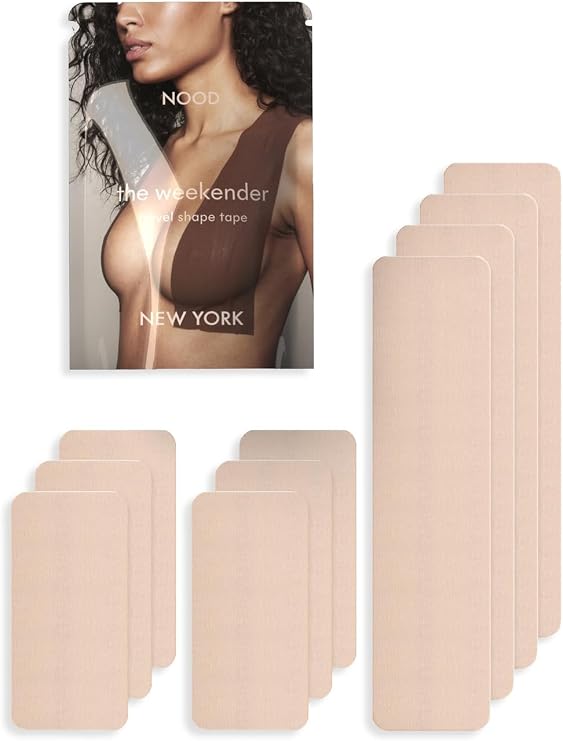 Nudwear NOOD The Weekender Travel Breast Tape, Pre-Cut Strips, One Size