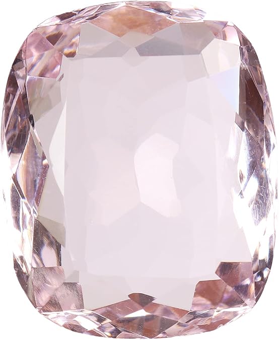 Ring Size Pink Topaz 117.30 Ct. Brazilian Topaz Cushion Cut Translucent Pink Topaz Gemstone