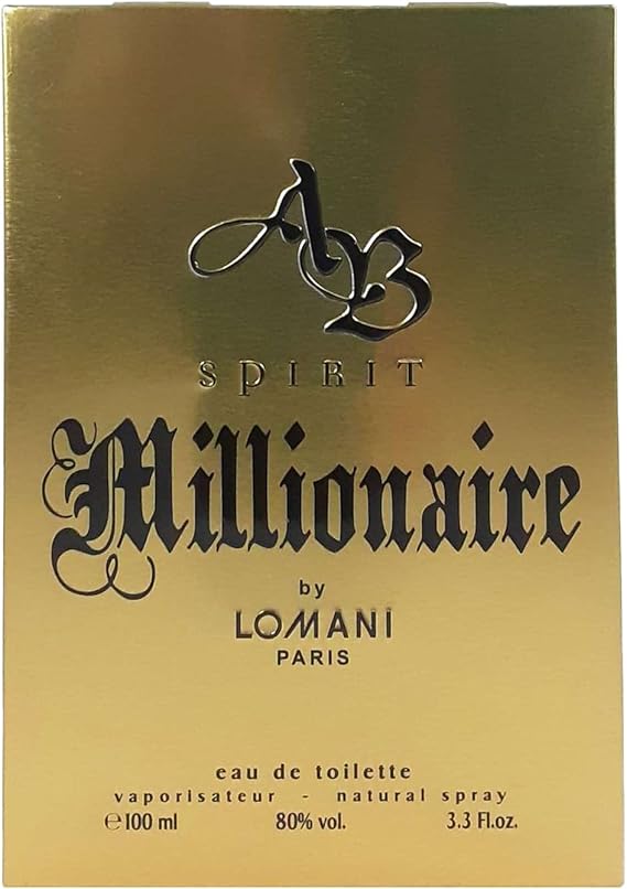 Lomani Ab Spirit Millionaire FOR MEN by Lomani - 3.3 oz EDT Spray