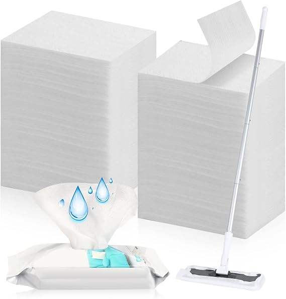 Wet Mop Pads Refills for Floor Cleaning Sweeper Wet Refills Disposable moist Mopping Cloth Wipes for Wood Hardwood Tile160 Pcs