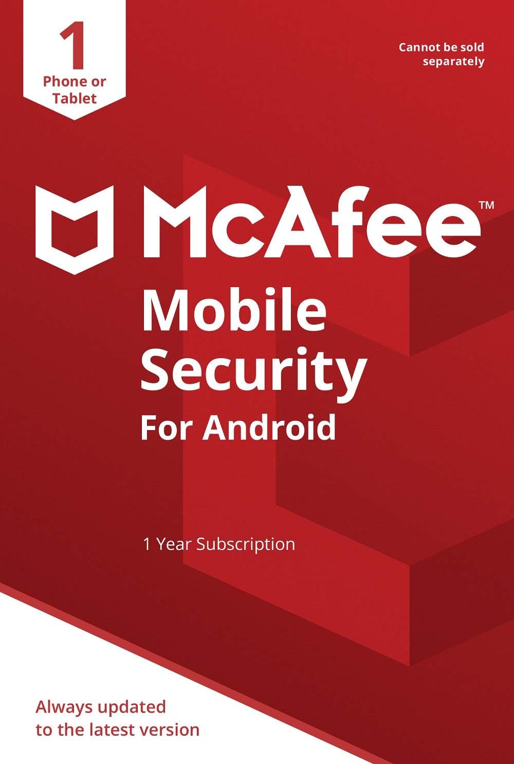 McAfee Mobile Security 01-Device|2020|1|1 year|WinMacIOSAndroid|Activation code by Post