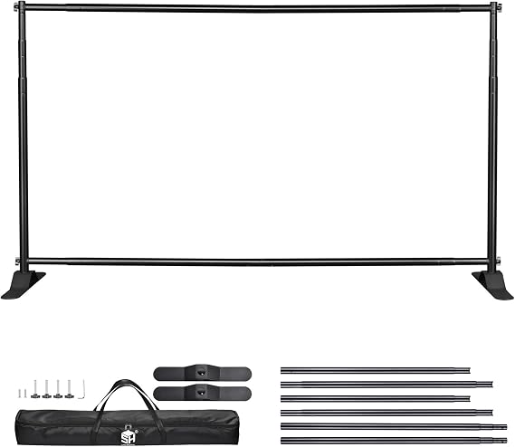 Instahibit 8x10' Backdrop Stand for Trade Show Photo Booth, Wall Exhibitor