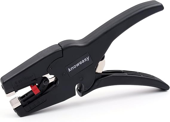 Wire Stripper, knoweasy Wire Stripper Tool with Cutter and 2 in 1 Wire Stripping Tool Works for Electronic,Electric,Automotive from 32 to 7 AWG