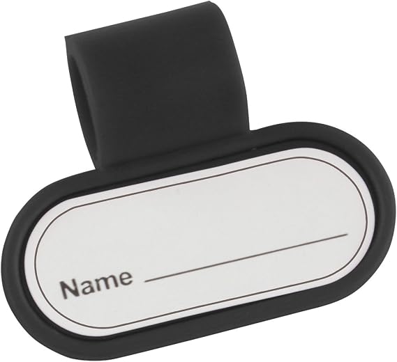 Stethoscope ID Tag-Black