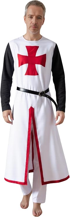 Medieval Crusader Tunic Templar Knight Surcoat