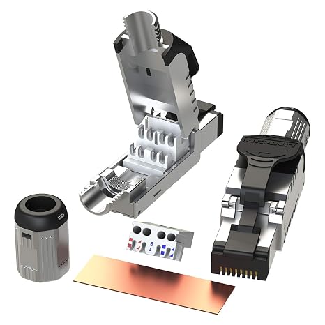 LINKUP Cat6A RJ45 Connectors | 6-Pack