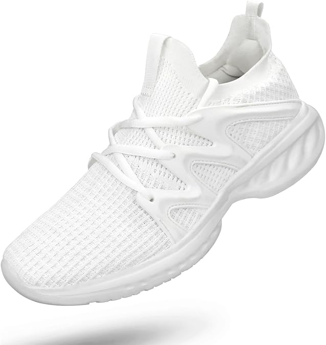 Pujcs Men's Slip on Walking Shoes Athletic Non Slip Tennis Running Shoes