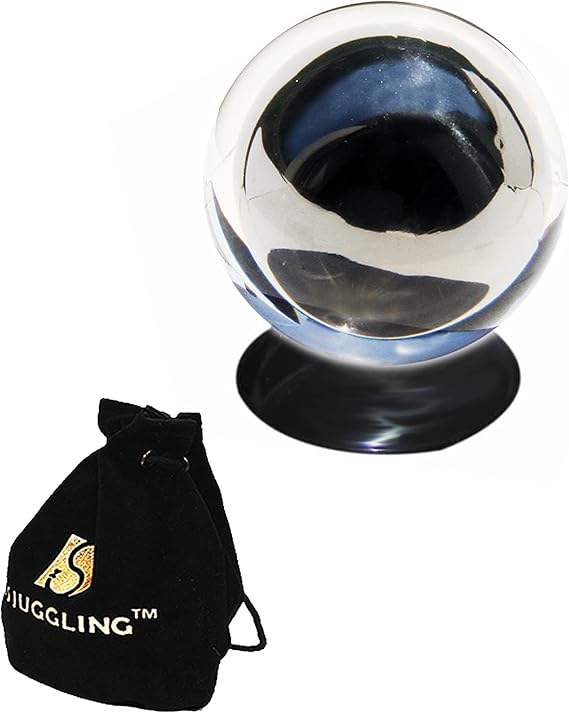 DSJUGGLING 4" Fushigi Plus+ Magic Gravity Ball - 100mm Stage Contact Juggling Ball for Balance and Isolations